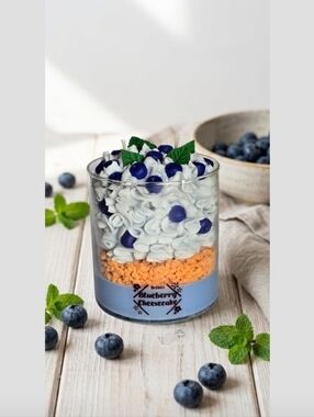 Blueberry Cheesecake Scented Candle